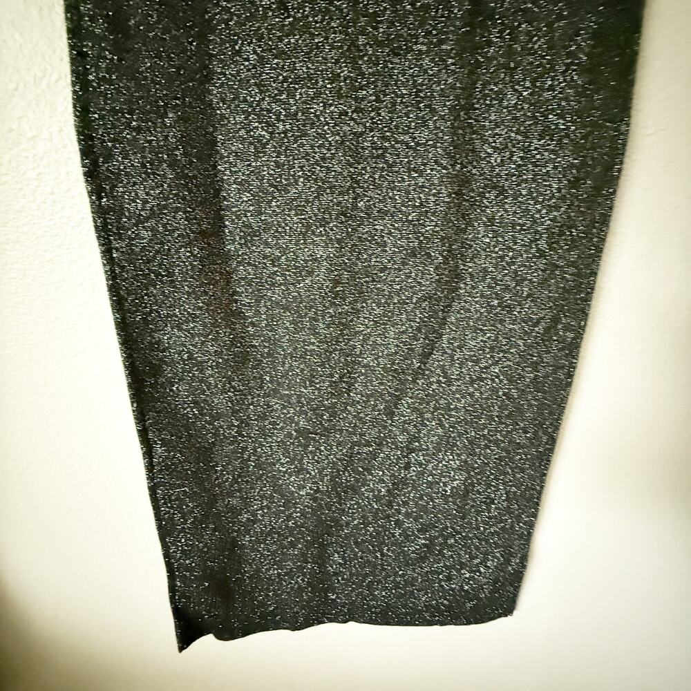 ABERCROMBIE & FITCH | Black Sweetheart Sparkle Strapless Dress | Size Large Tall - Picture 8 of 10